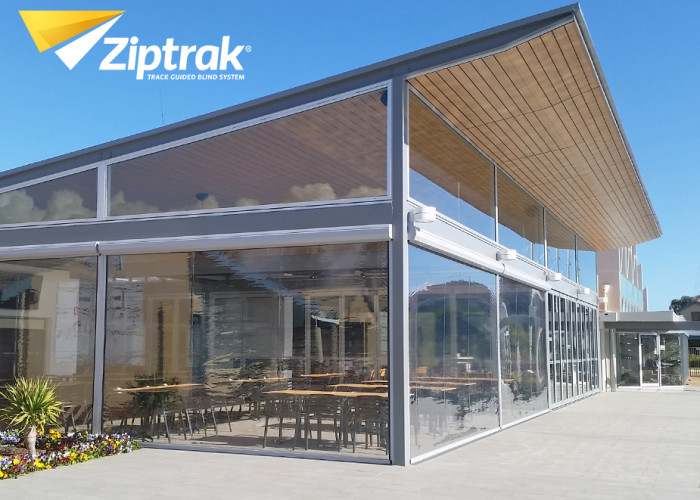 Ziptrak Clear PVC Outdoor Blind